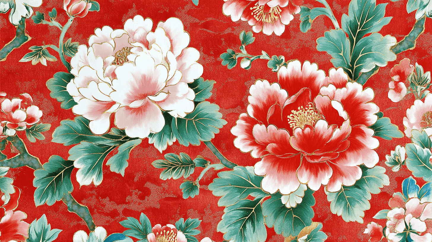 Papier Peint Fleur Chinoises