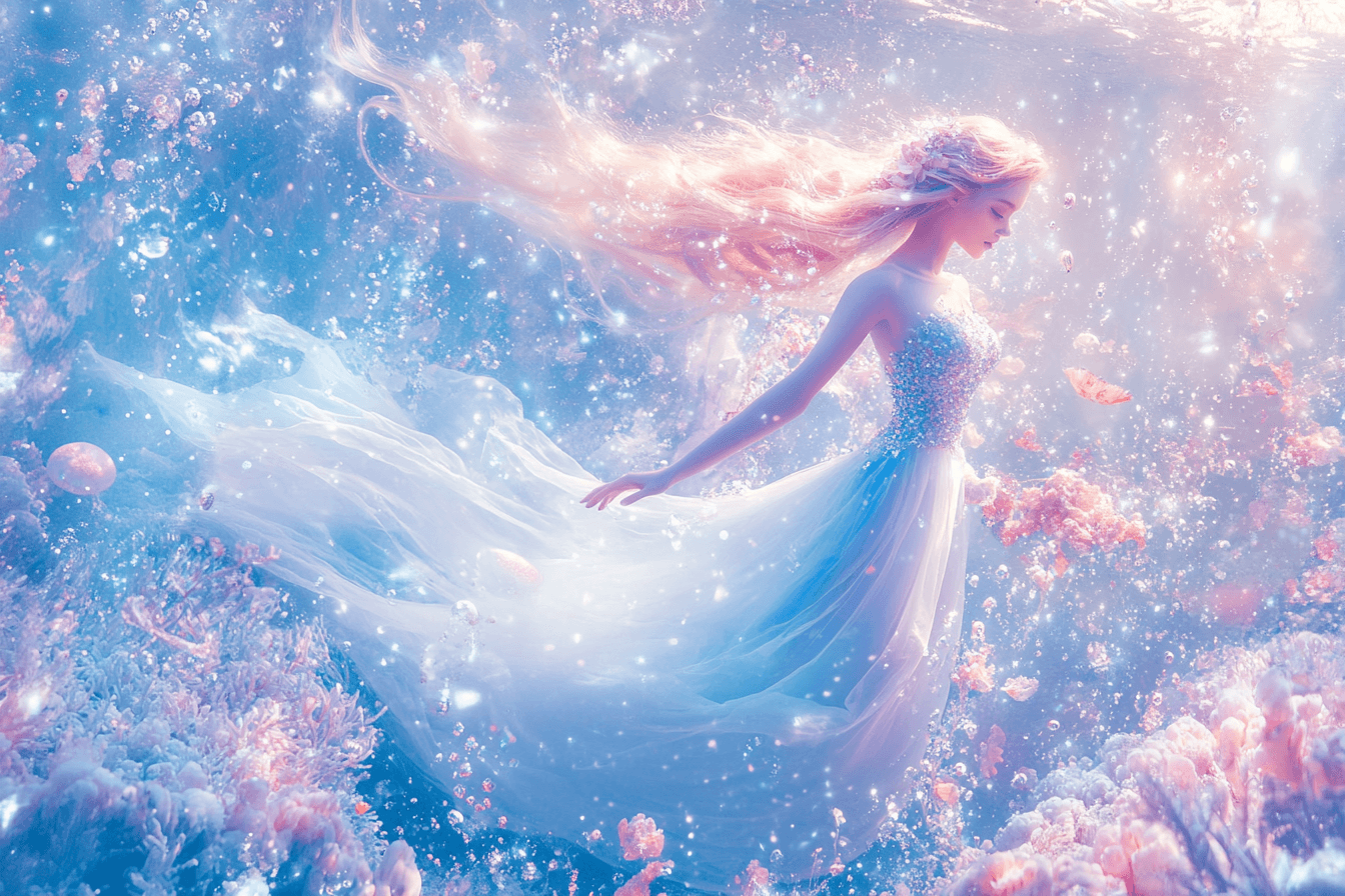 Papier Peint Sirène Merveilleuse