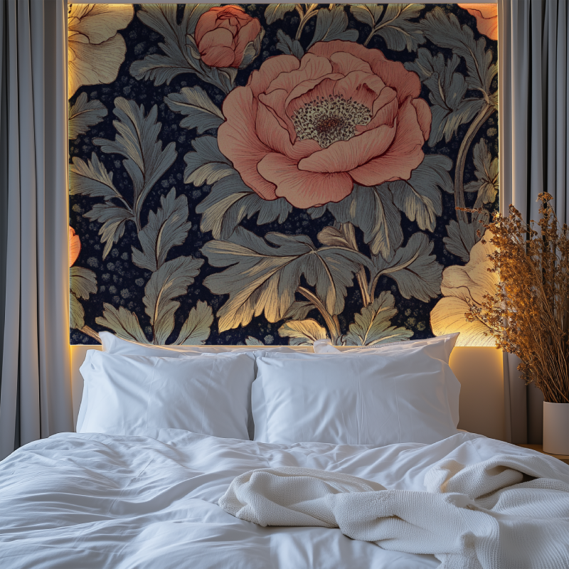 Papier peint vintage vintage chambre premium