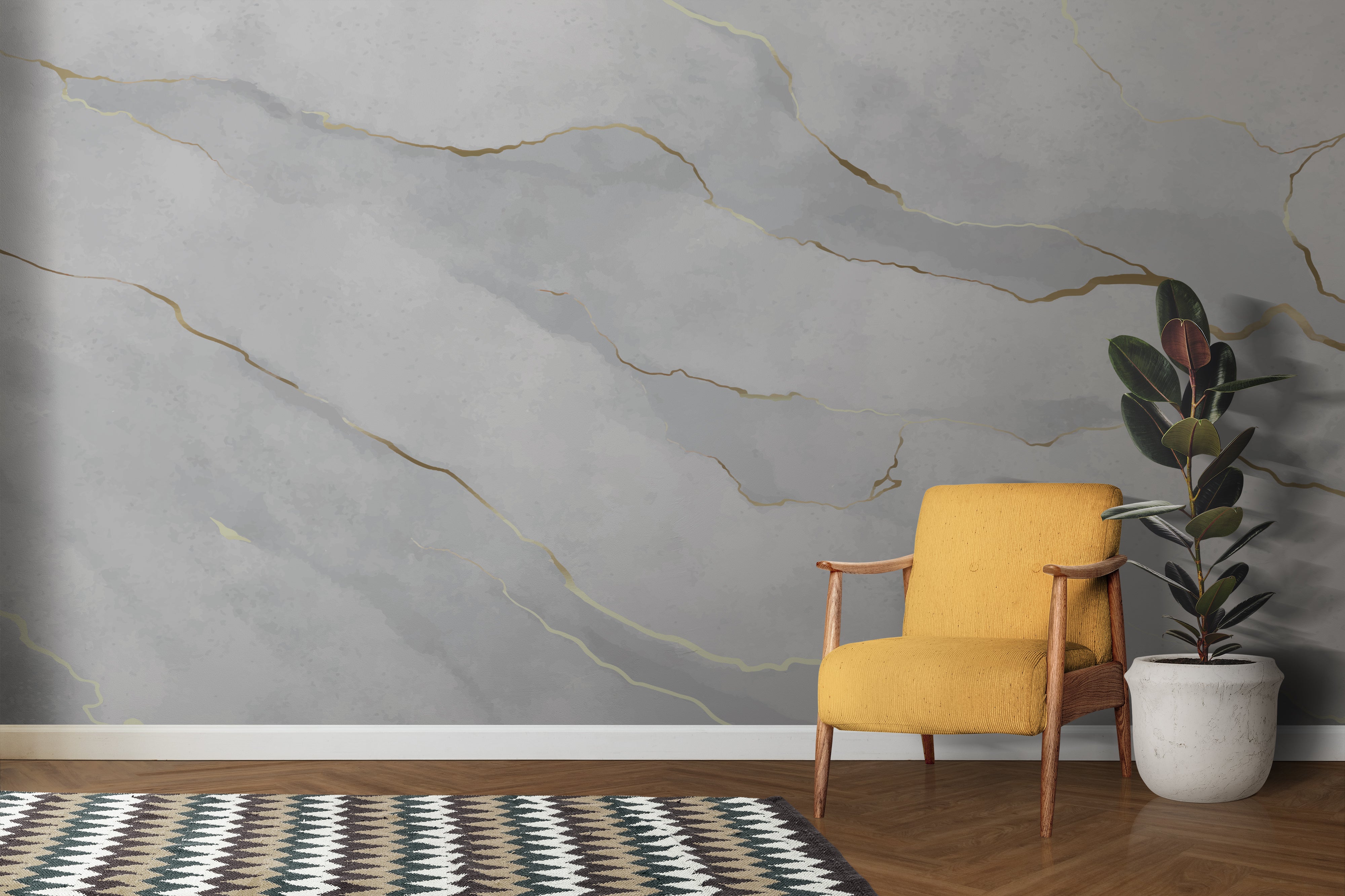 Papier Peint Marbre Chambre