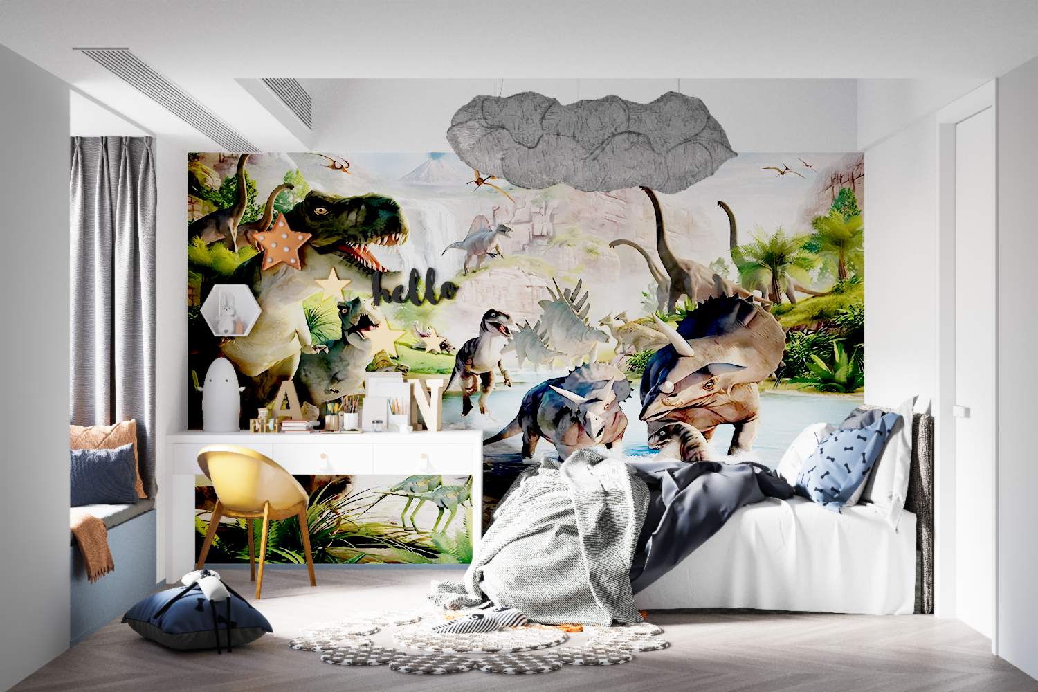 Dinosaurus behang