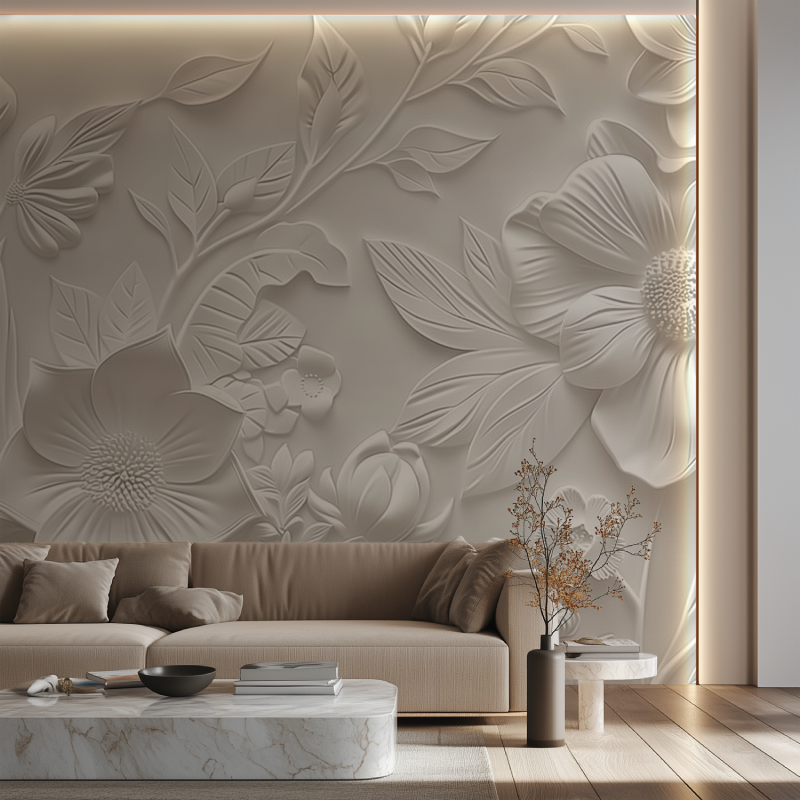 Panoramic Flower Wallpaper