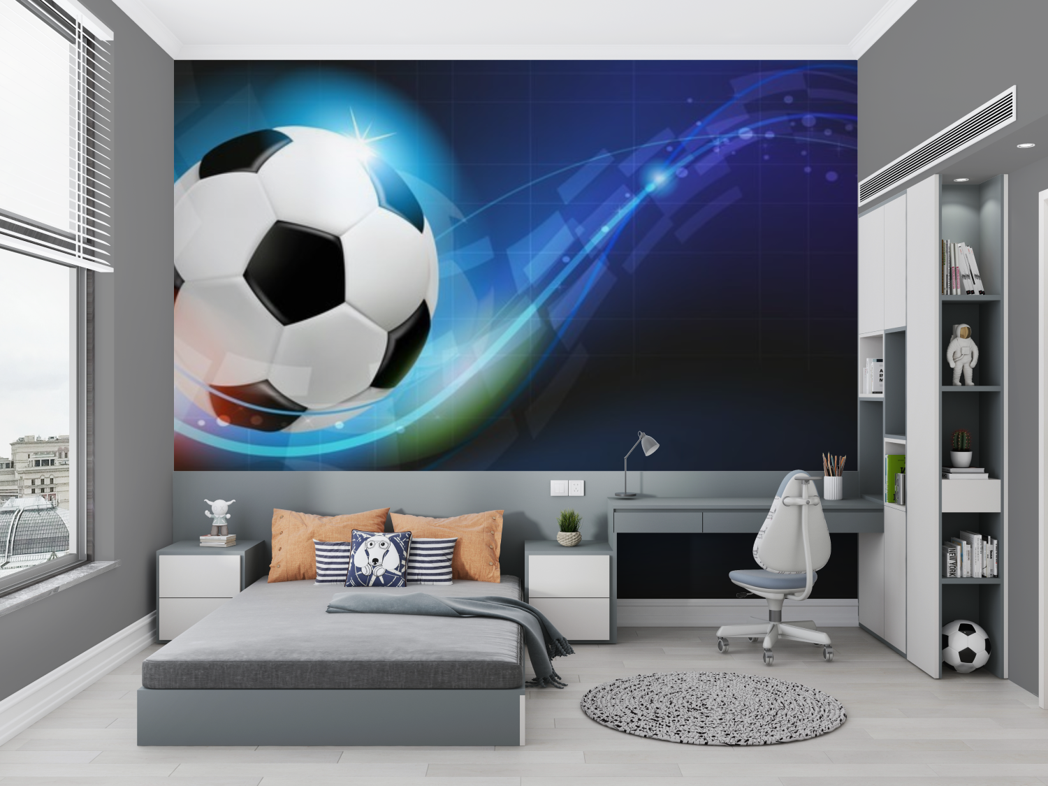 Wall Shine Fußball-Hintergrundbild