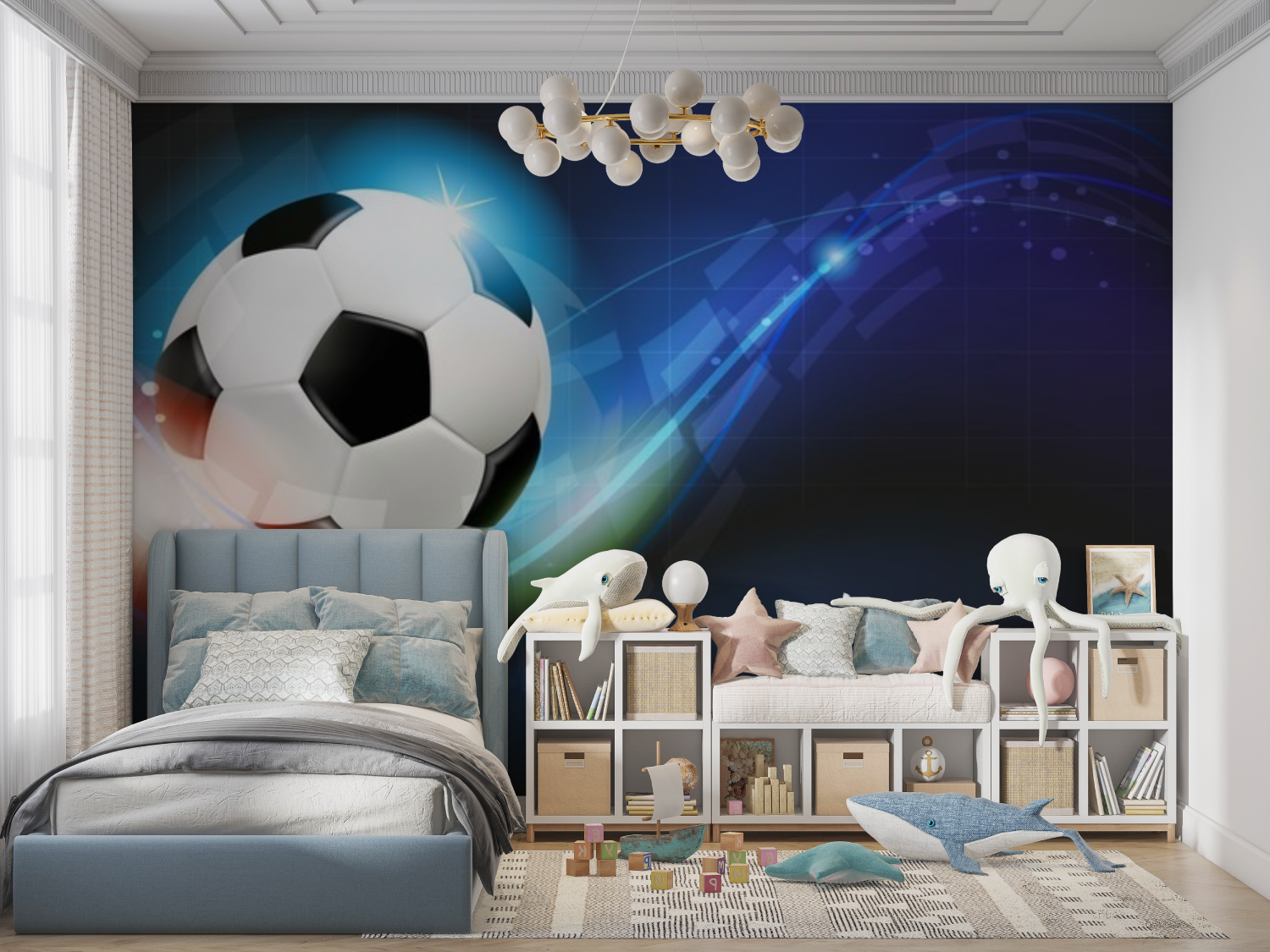 Wall Shine Fußball-Hintergrundbild