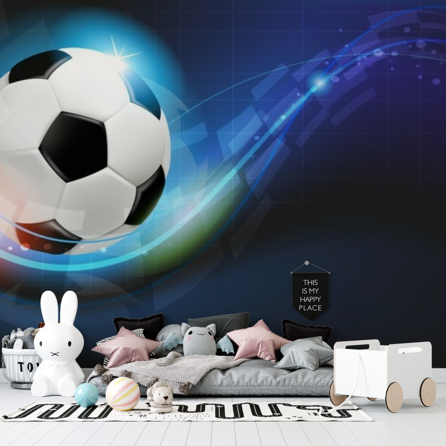 Wall Shine Fußball-Hintergrundbild