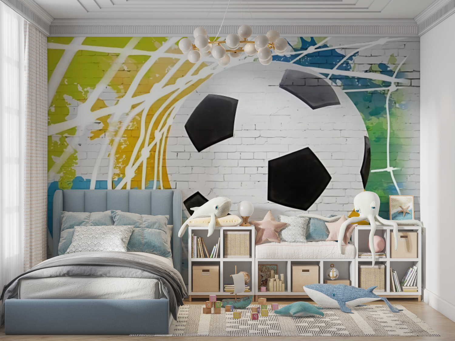 Fußball-Straßenfußball-Hintergrundbild