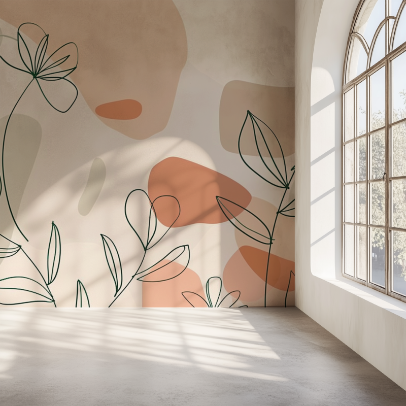 Papier Peint Nature Japandi