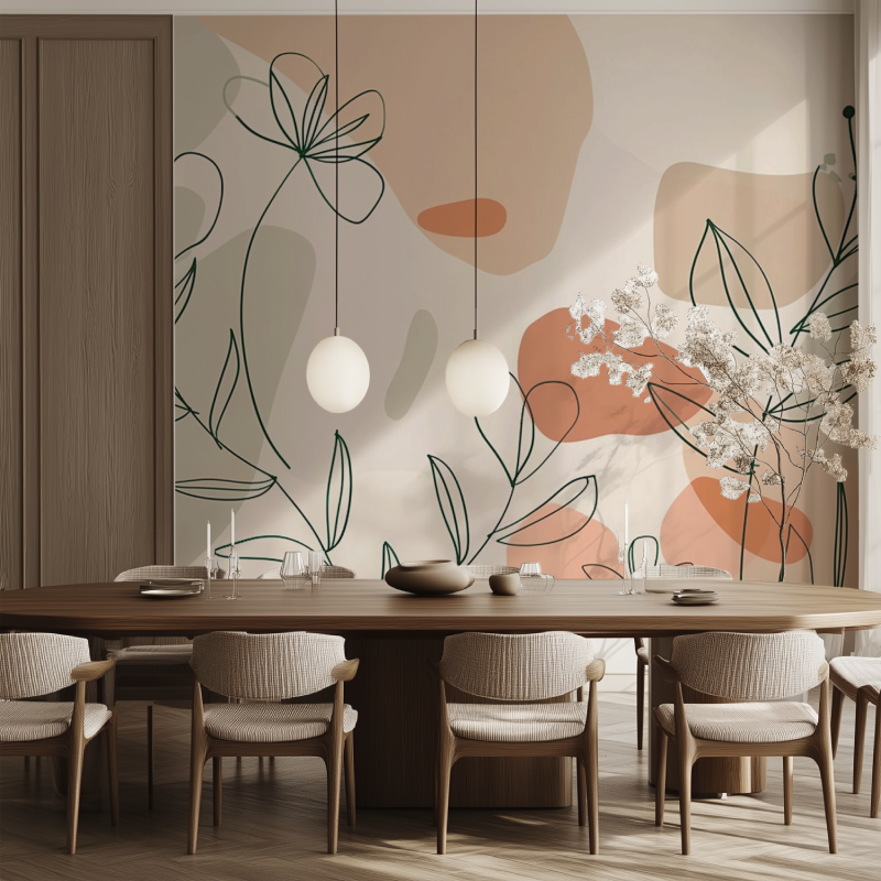 Japandi Nature Wallpaper