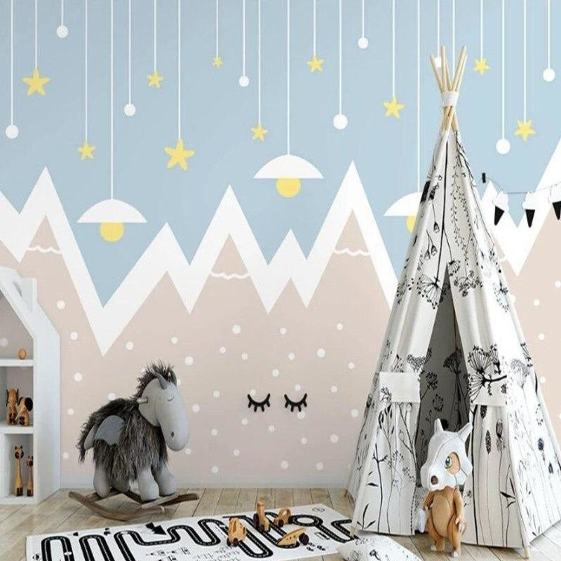 Papier Peint Pluie D’Étoile