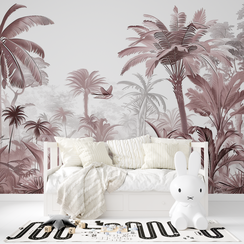 Pink Tropical Wallpaper