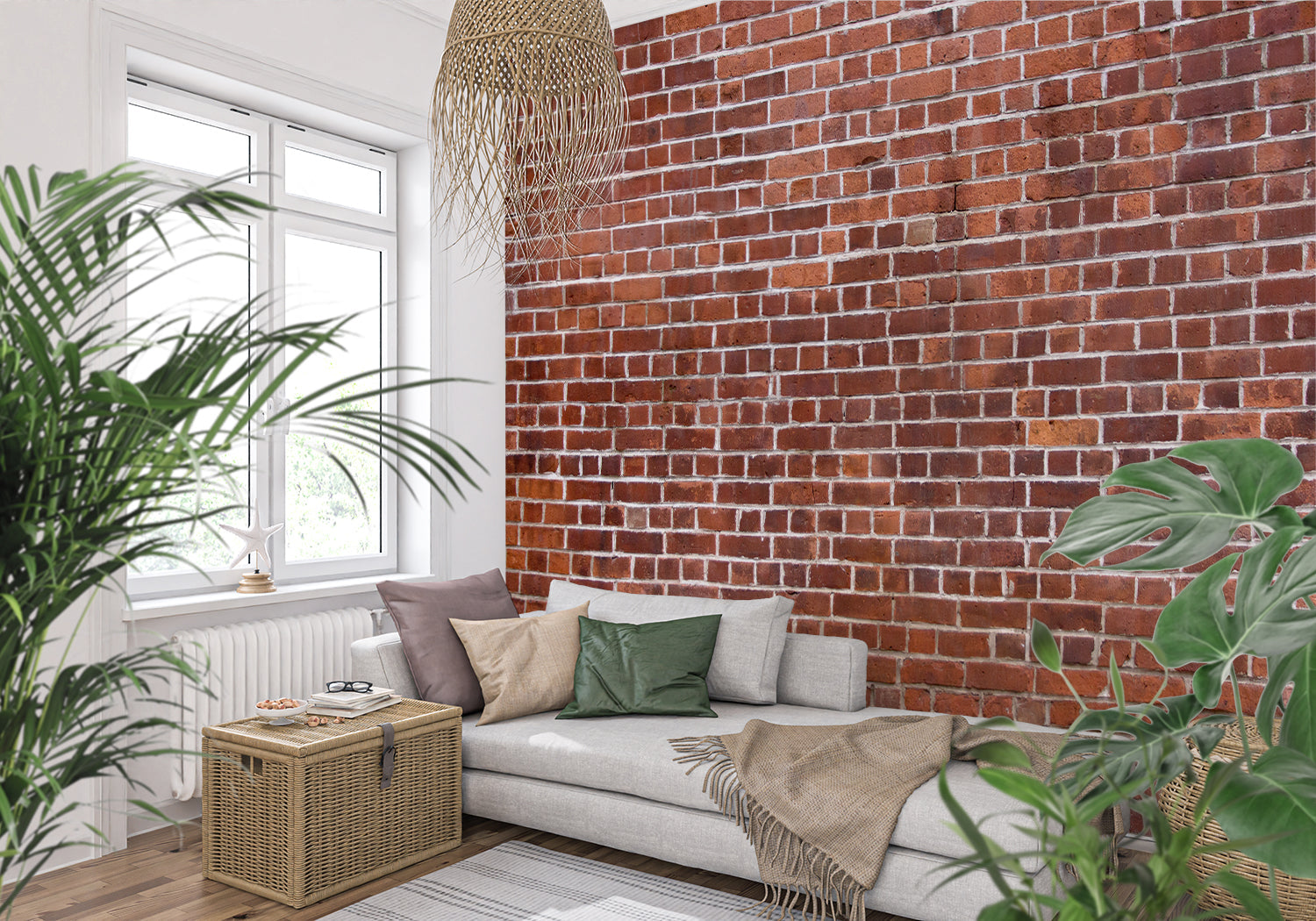 Papier Peint Brique 3D