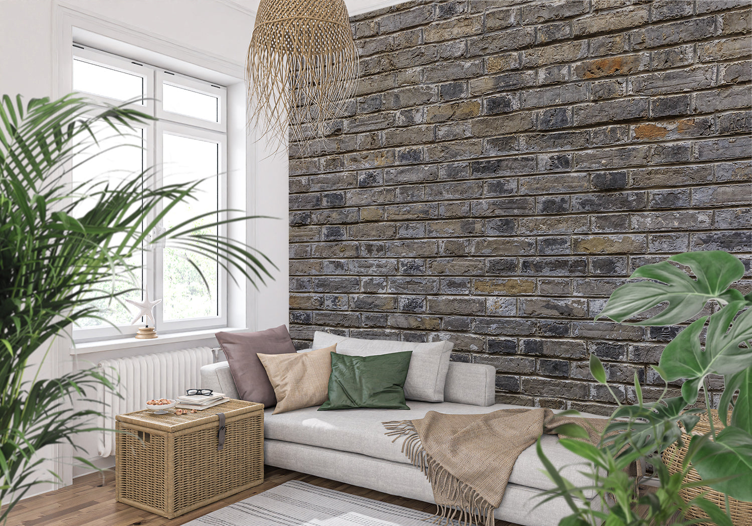 Papier Peint Brique Relief