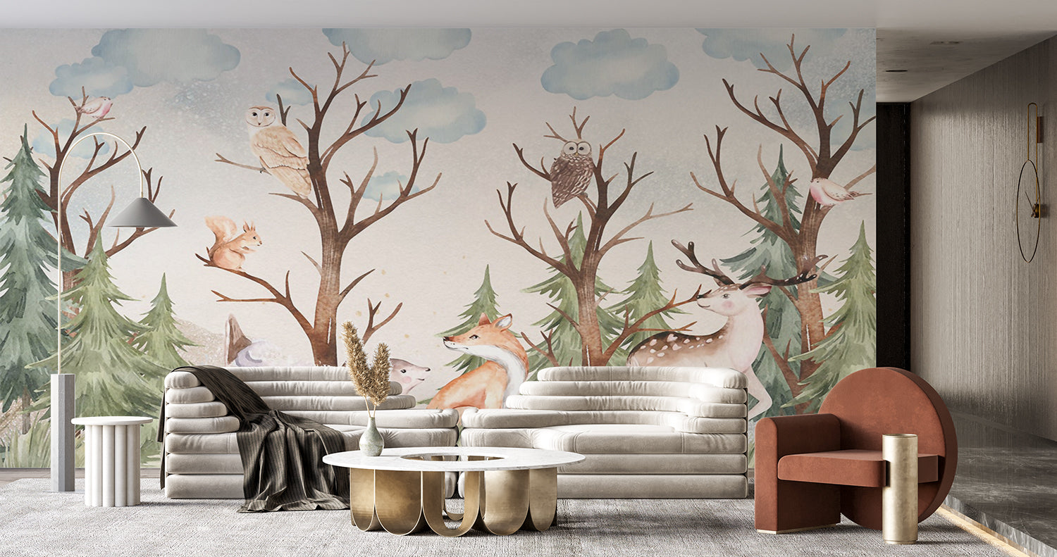 Papier Peint Foret Enfant