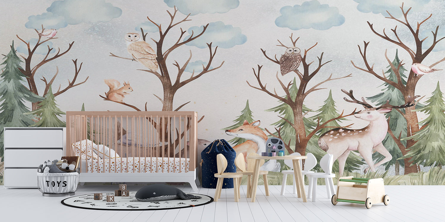 Papier Peint Foret Enfant