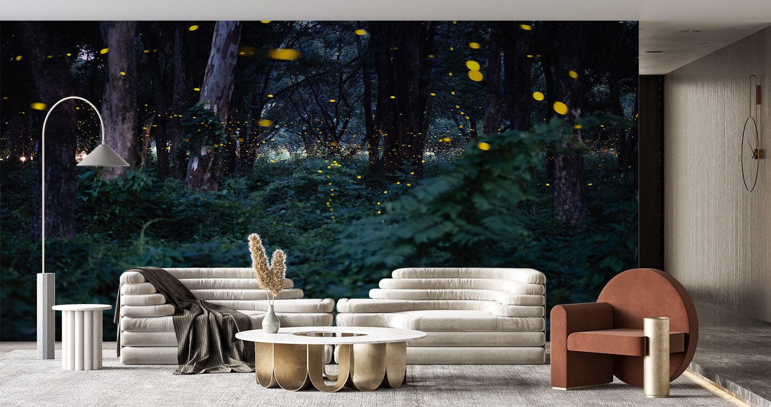 Papier Peint Foret Feerique