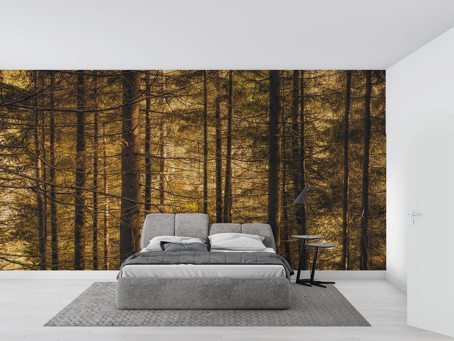 Papier Peint Imitation Foret