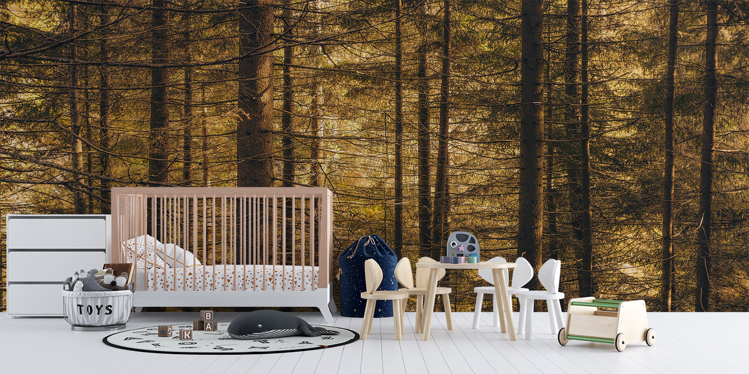 Papier Peint Imitation Foret