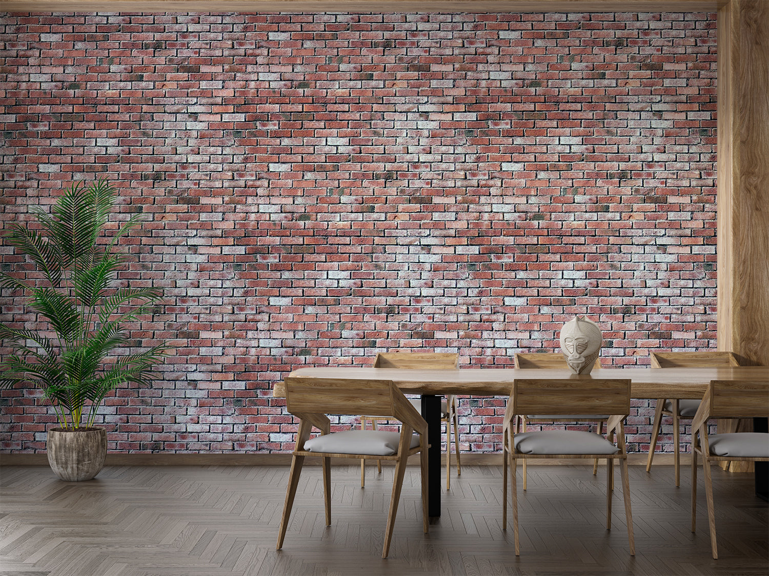 Papier Peint Intissé Trompe L’Oeil Brique