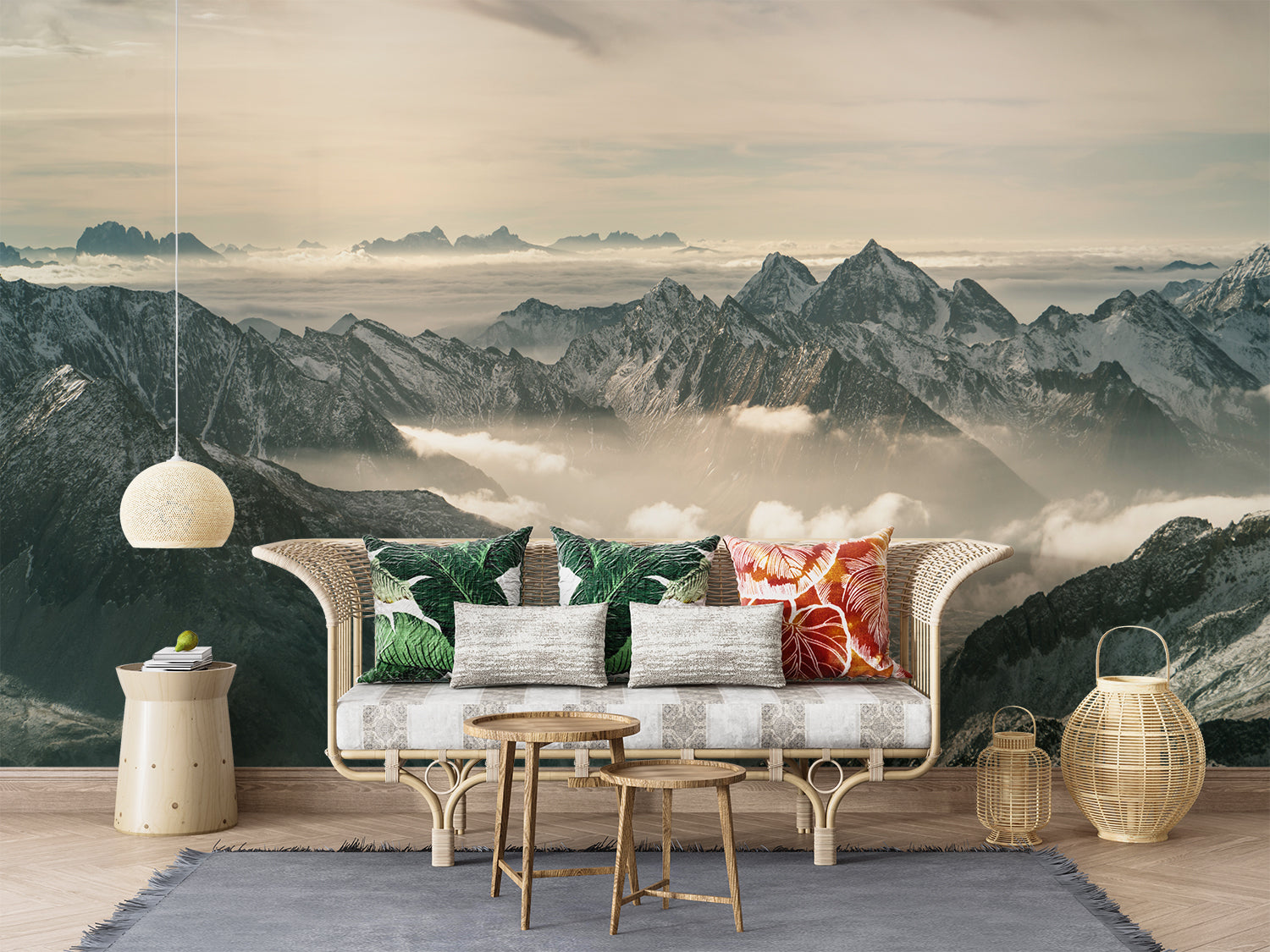 Papier Peint Montagne Panoramique