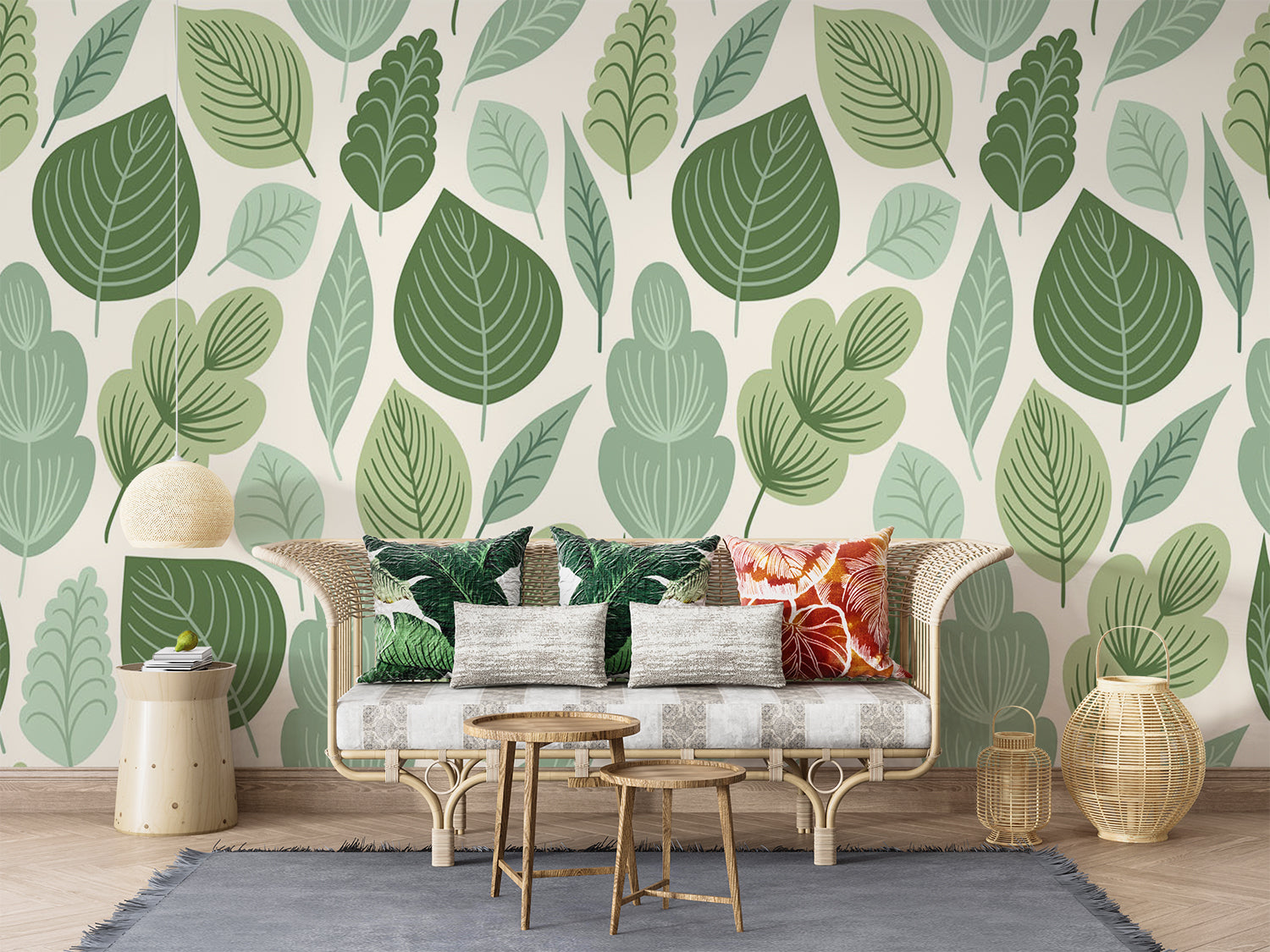 Papier Peint Motif Feuillage