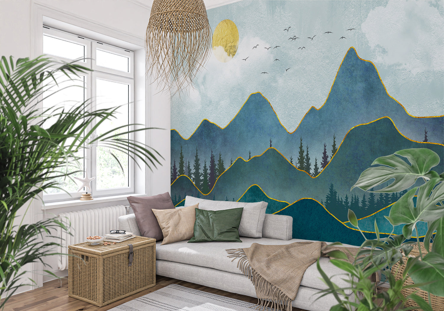 Papier Peint Mural Montagne