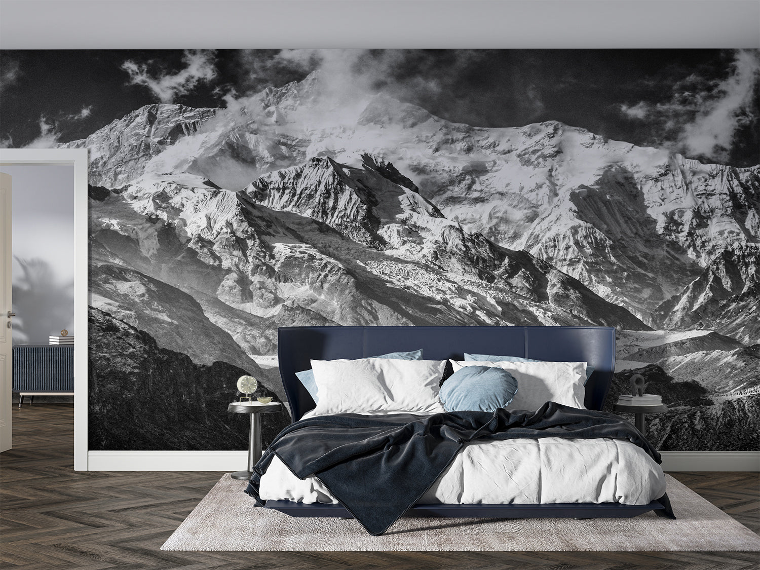 Papier Peint Trompe L’Oeil Montagne