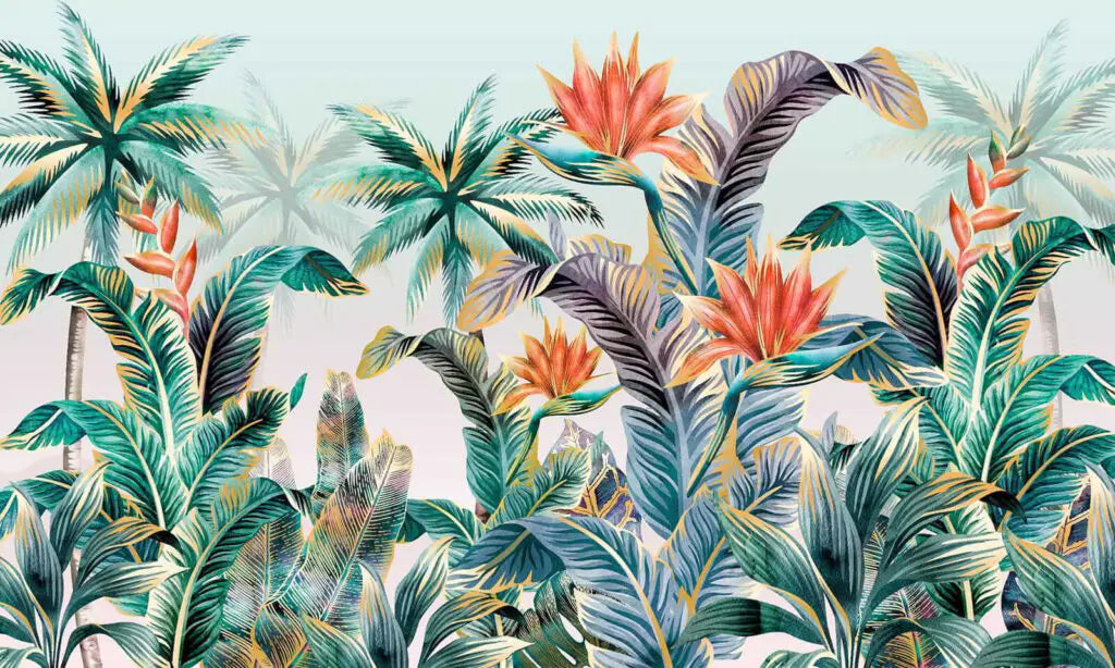 Tropical plain wallpaper