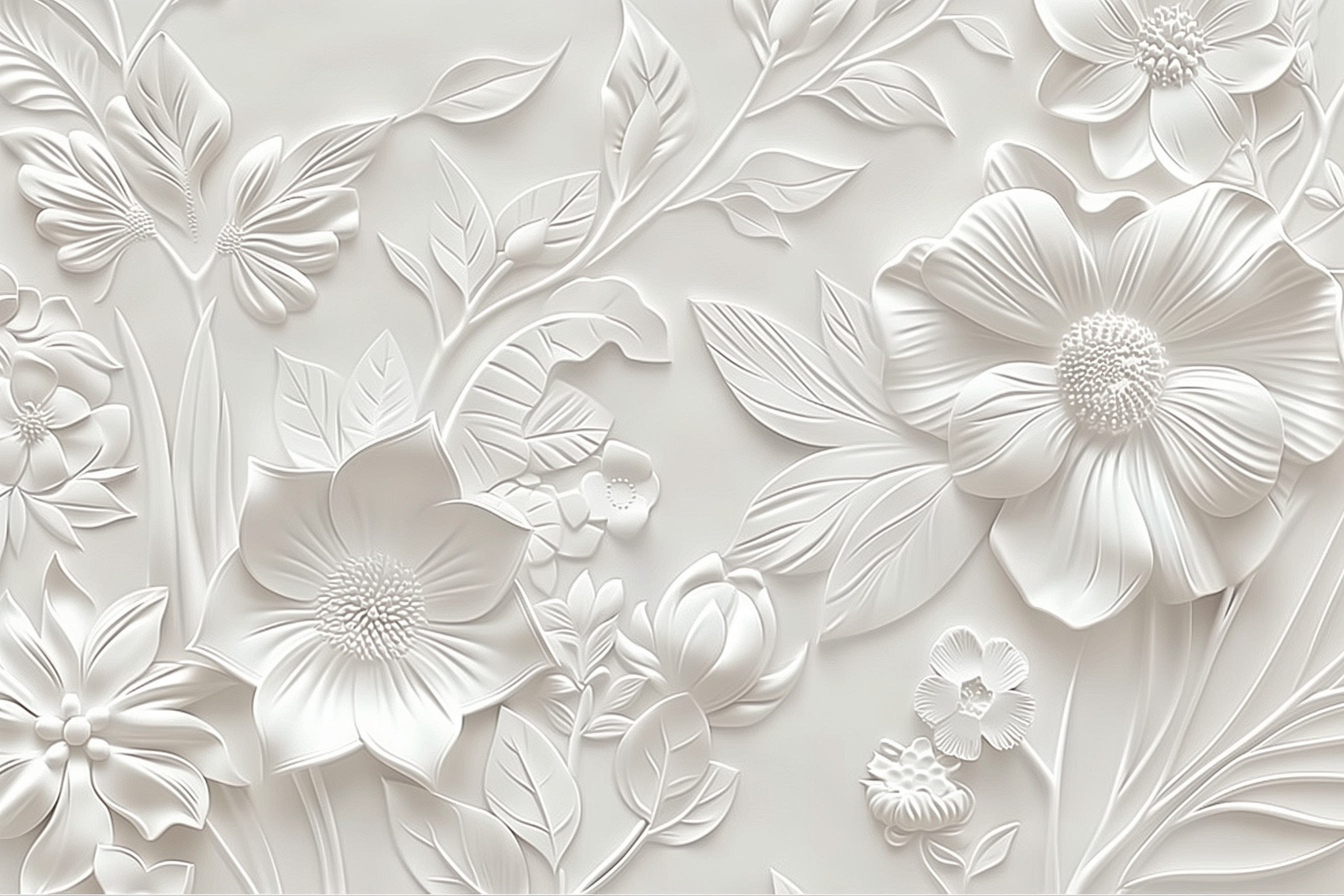 Panoramic Flower Wallpaper