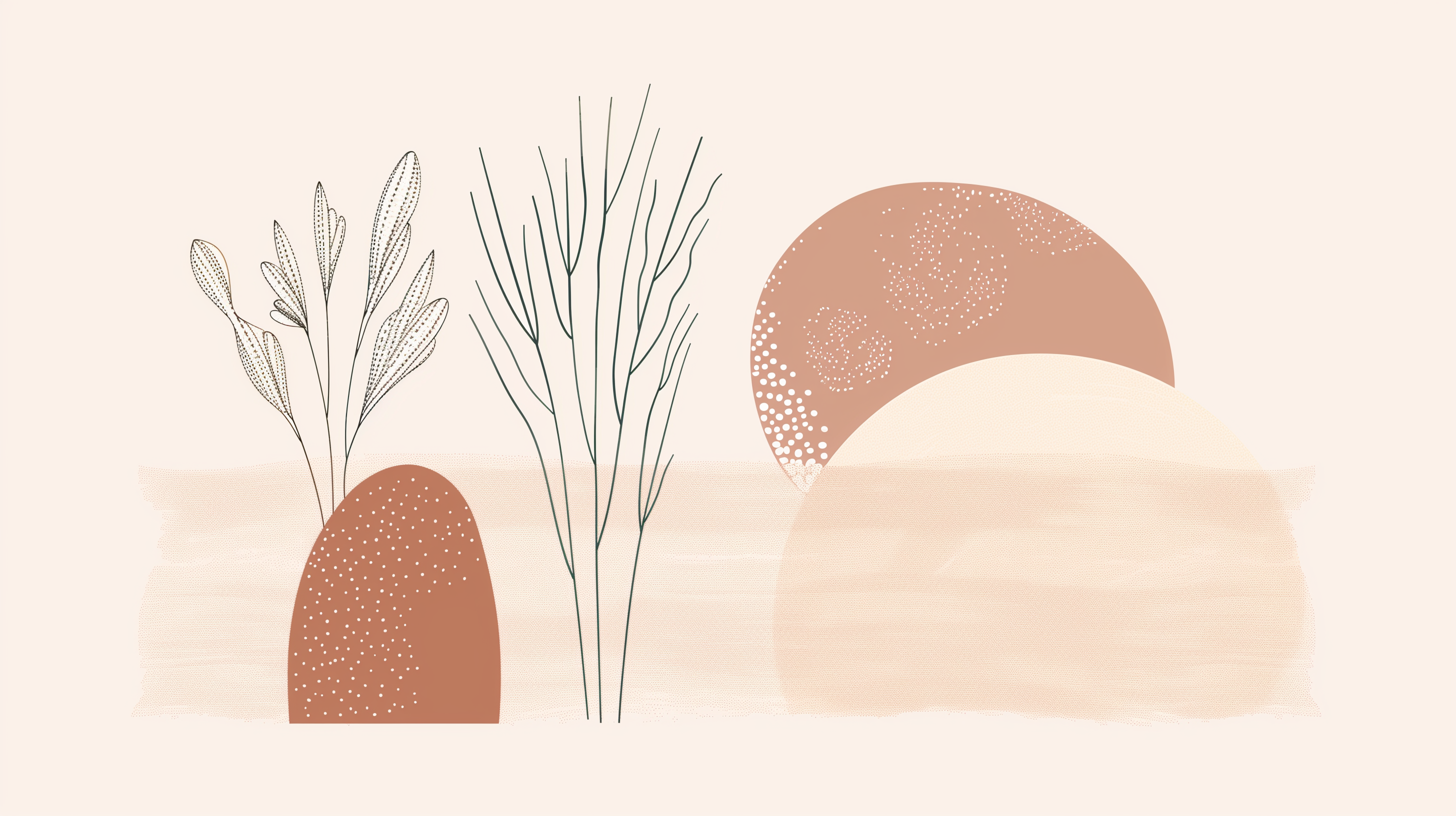 Papier Peint Japandi Fleurs Panoramique