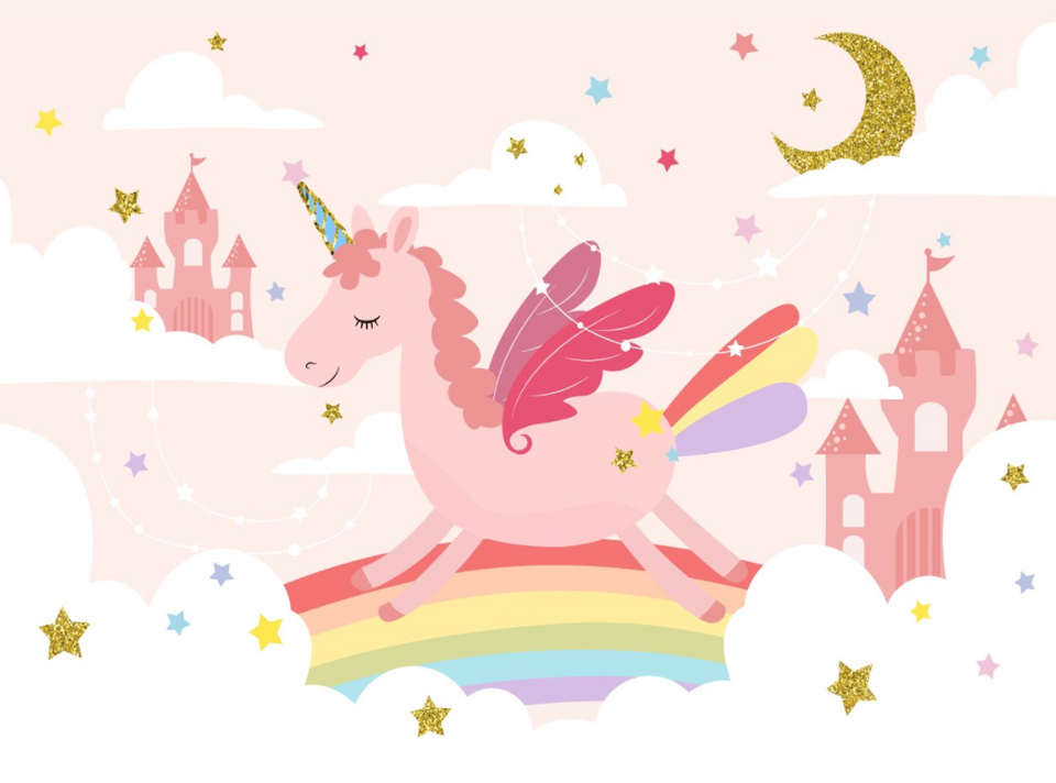 Unicorn little girl bedroom decor