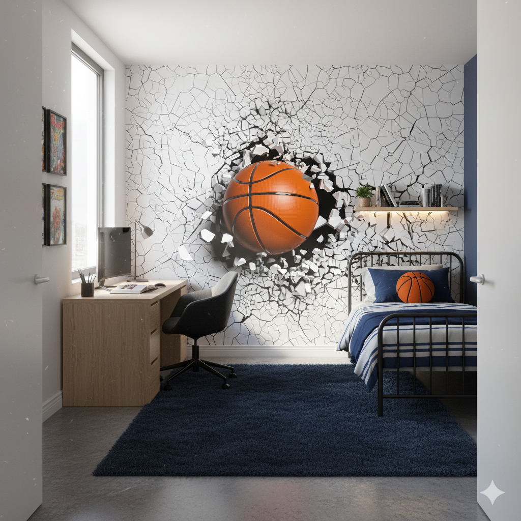 Basketbal kamer decor
