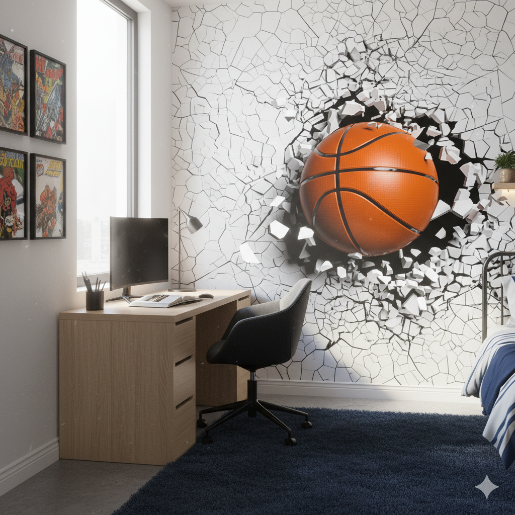 Basketbal kamer decor