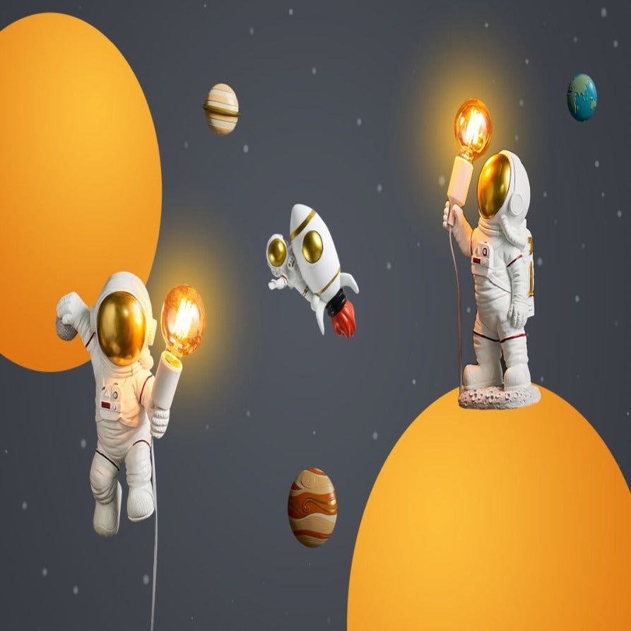 Ruimte behang <br/> Astronaut slim idee!