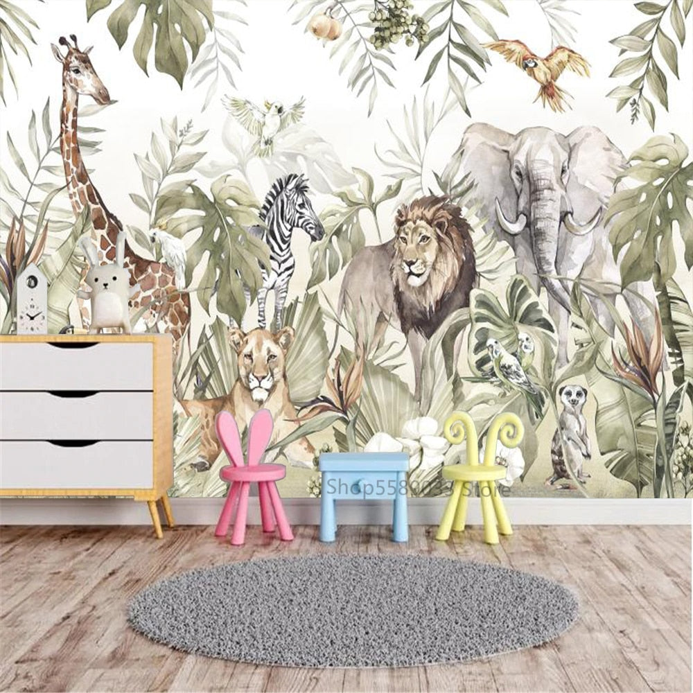 Dieren Behang <br/> Jungle Royal met Leeuw