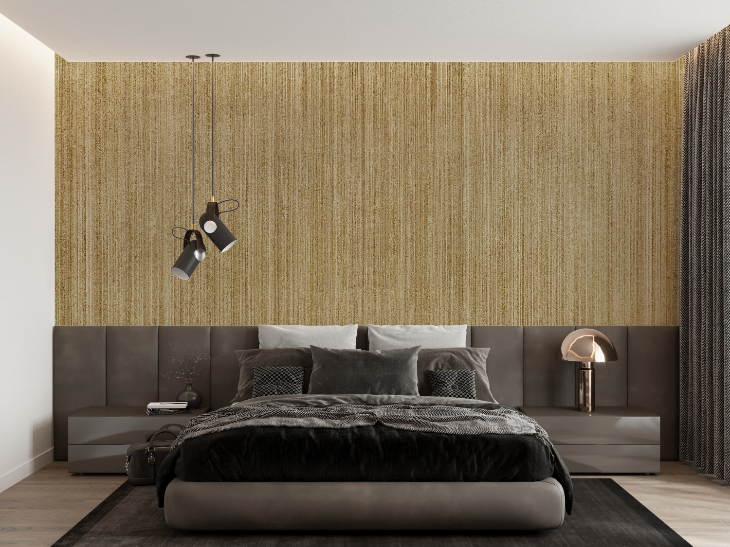 Reconstituted Bamboo Imitation Wallpaper - Second Image