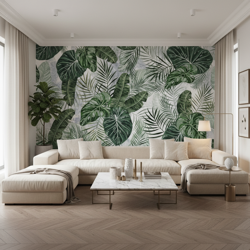 Papier Peint Tropical  Serre