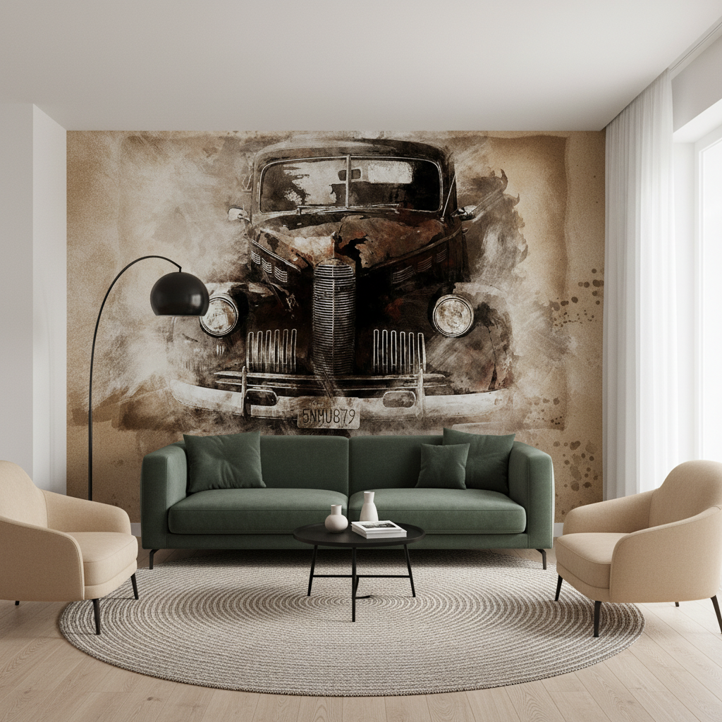 Papier Peint Déco Style Industriel