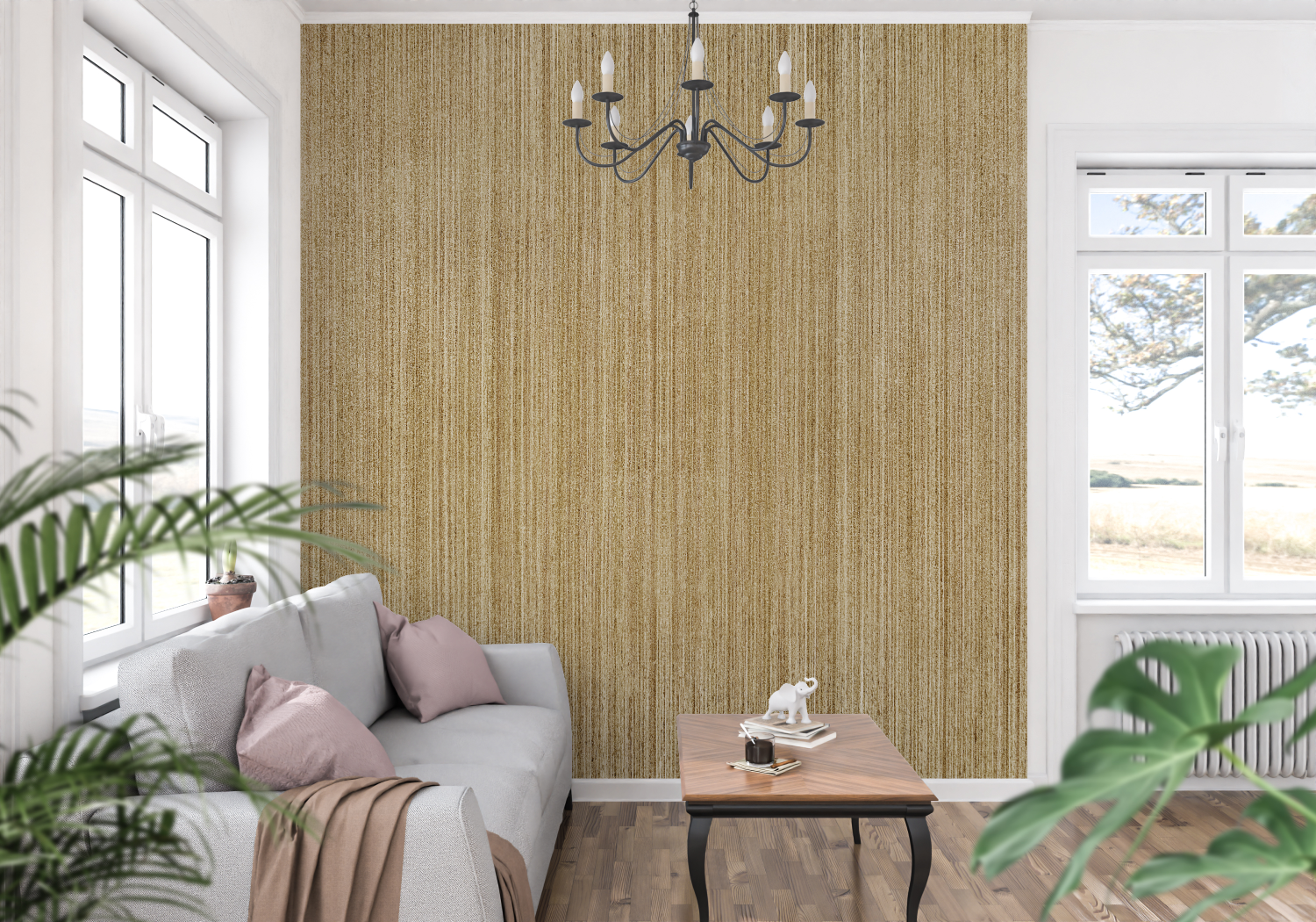 Reconstituted Bamboo Imitation Wallpaper - Second Image