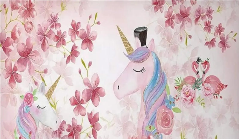 Chambre Licorne Rose