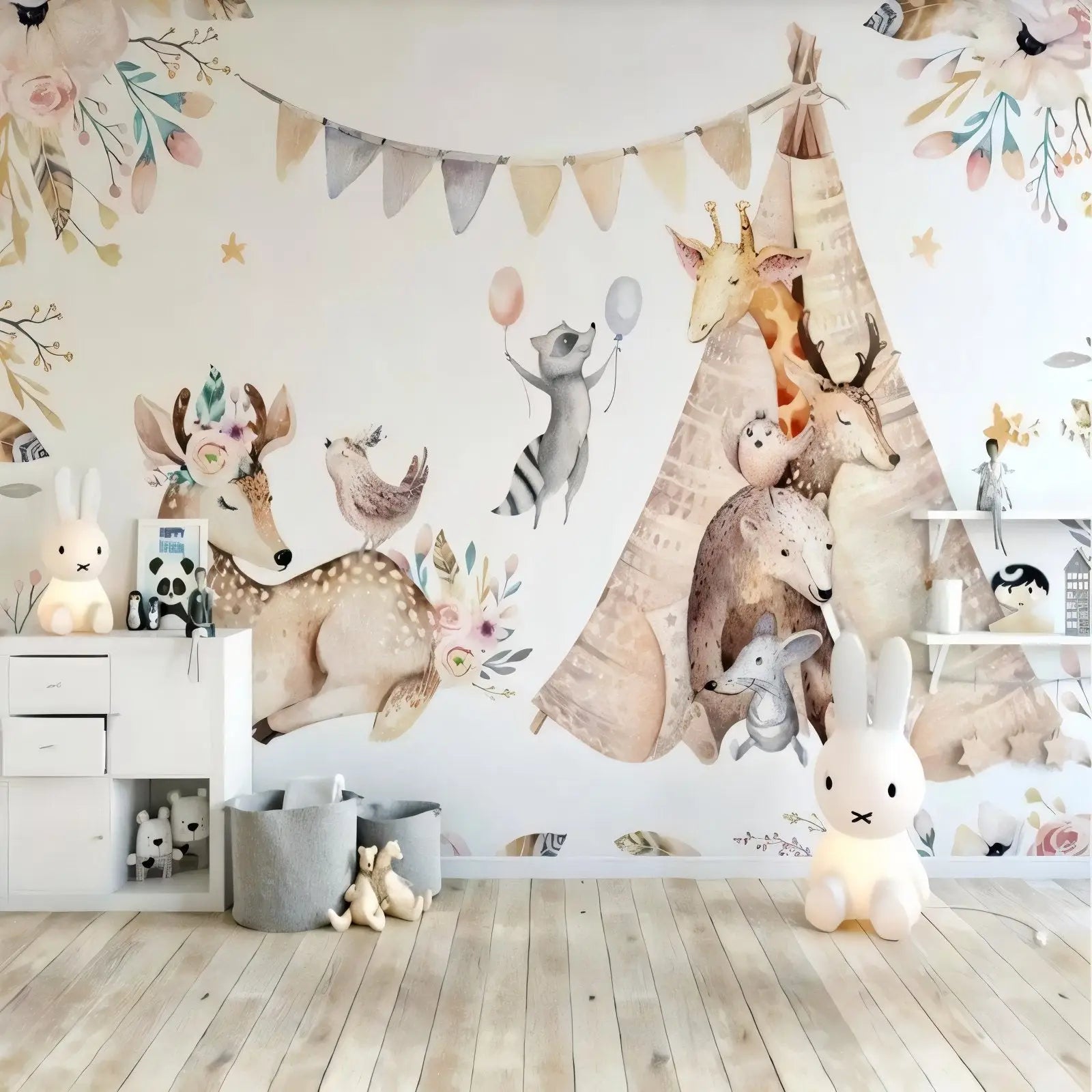 Papier Peint Animaux Forêt