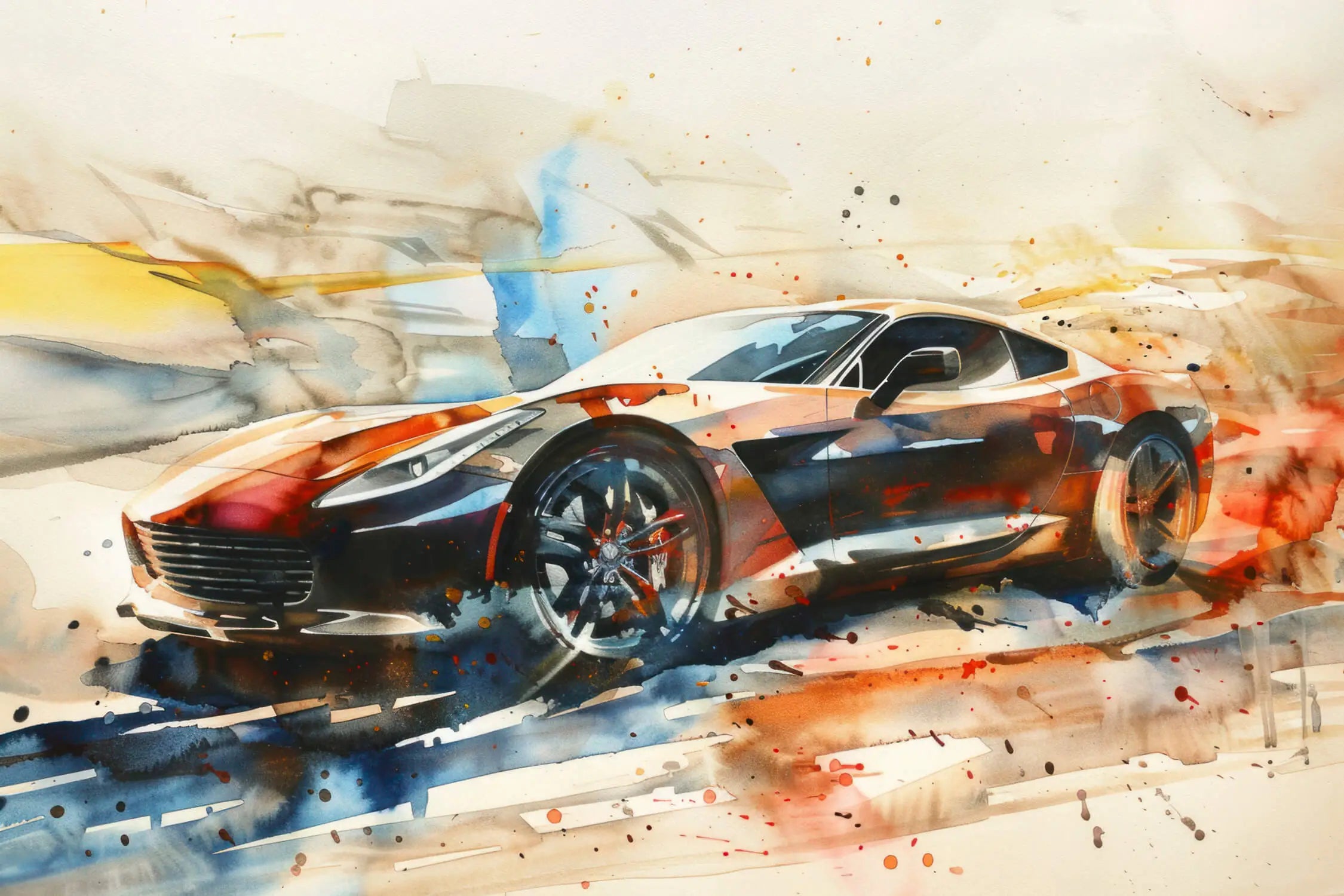 Papier peint aston martin