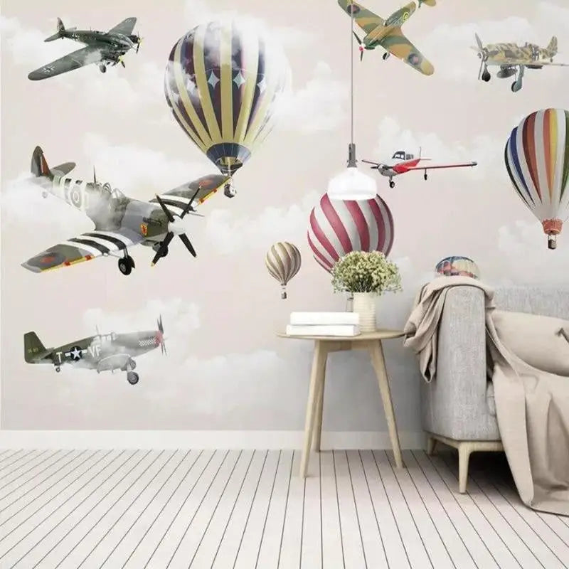 Papier Peint Avion Chambre