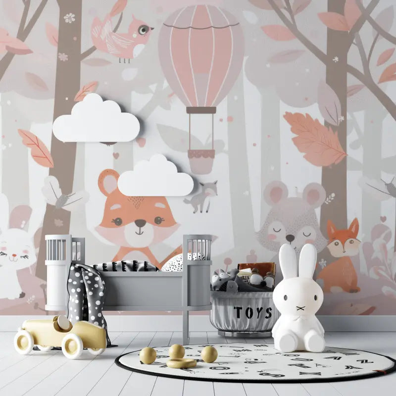 Roze Forest Friends babybehang - Second Image