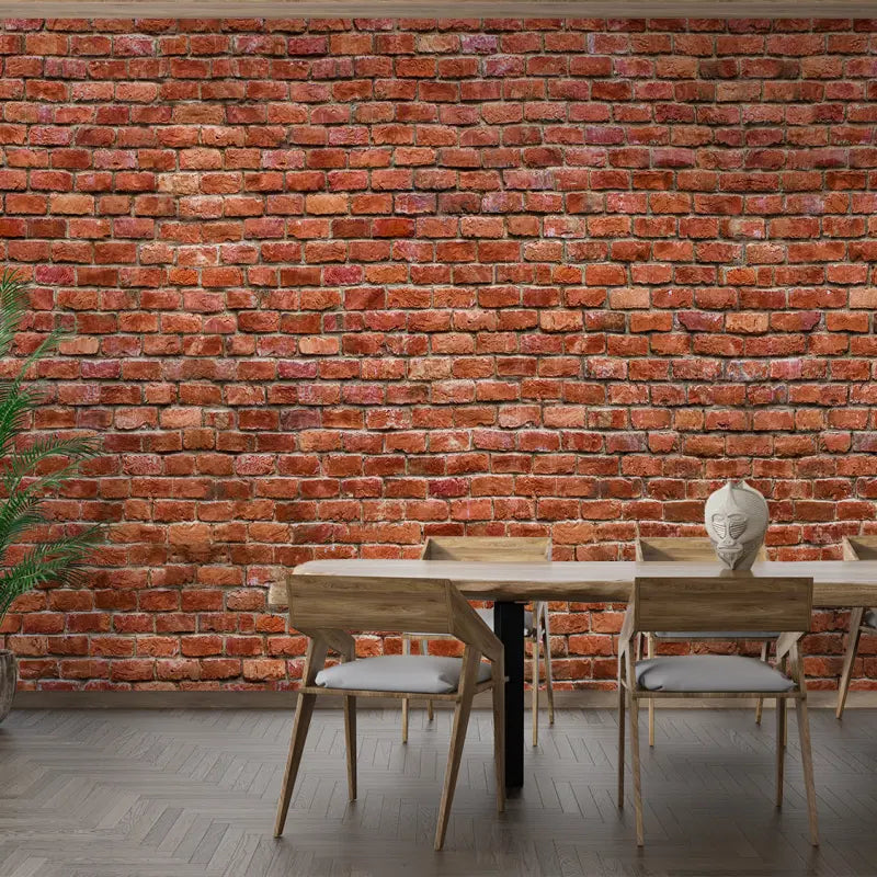 Non-Woven Brick Wallpaper - Second Image