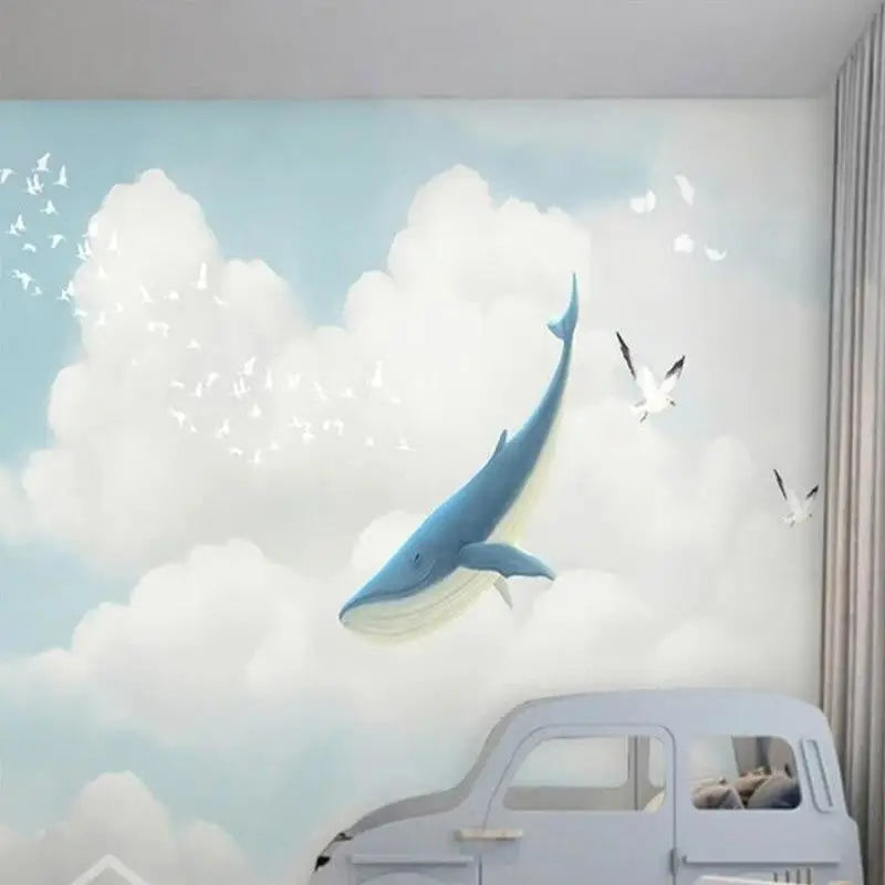 Cloud Bedroom Decoration Wallpaper - Second Image