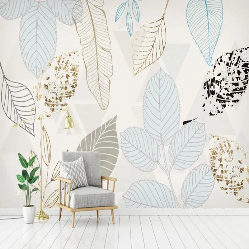 Foliage Living Room Wallpaper - Second Image