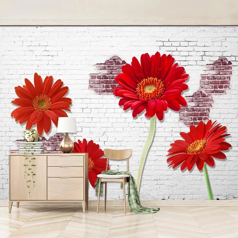 Papier Peint Gerbera