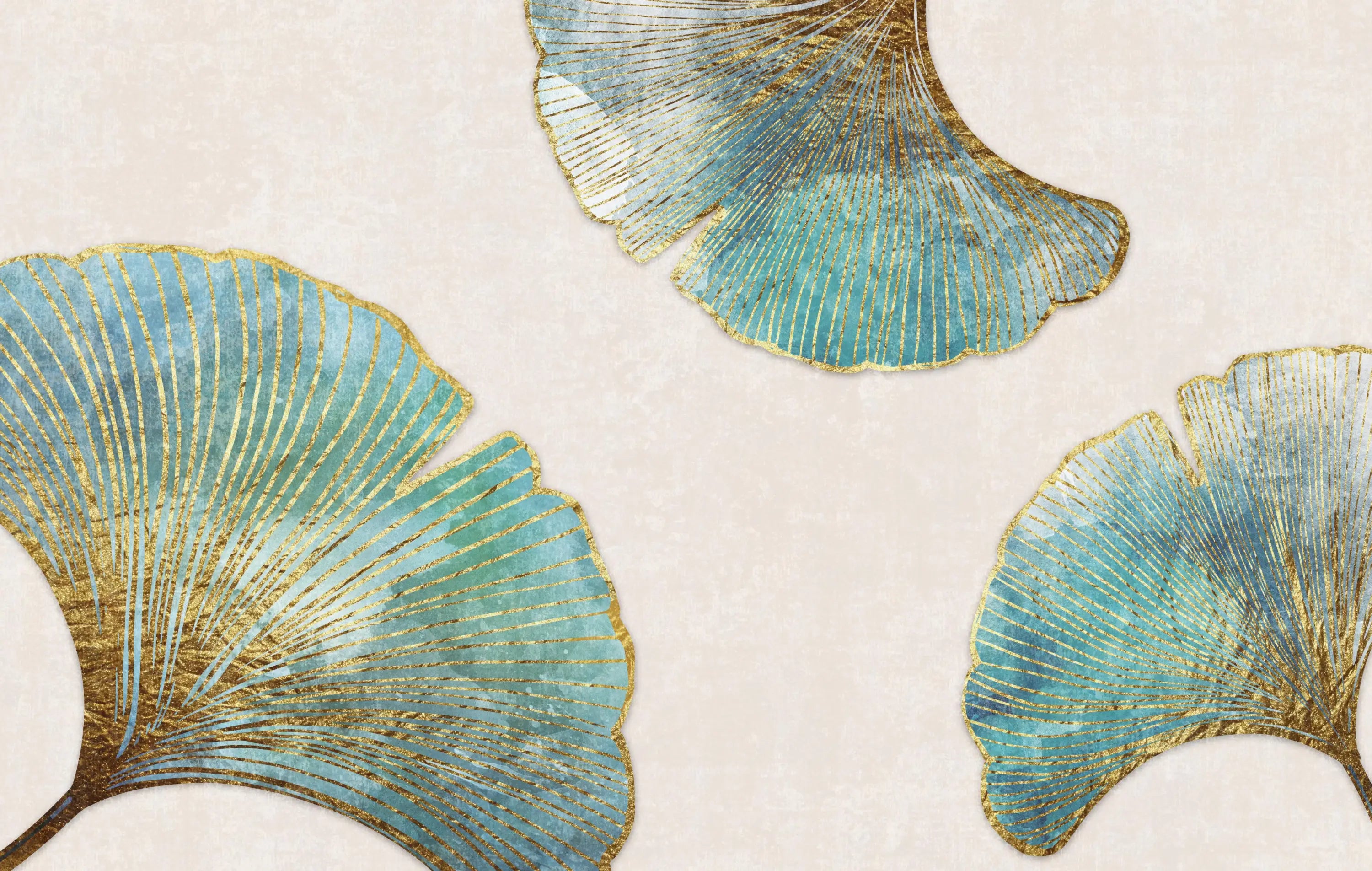 Blue ginkgo wallpaper