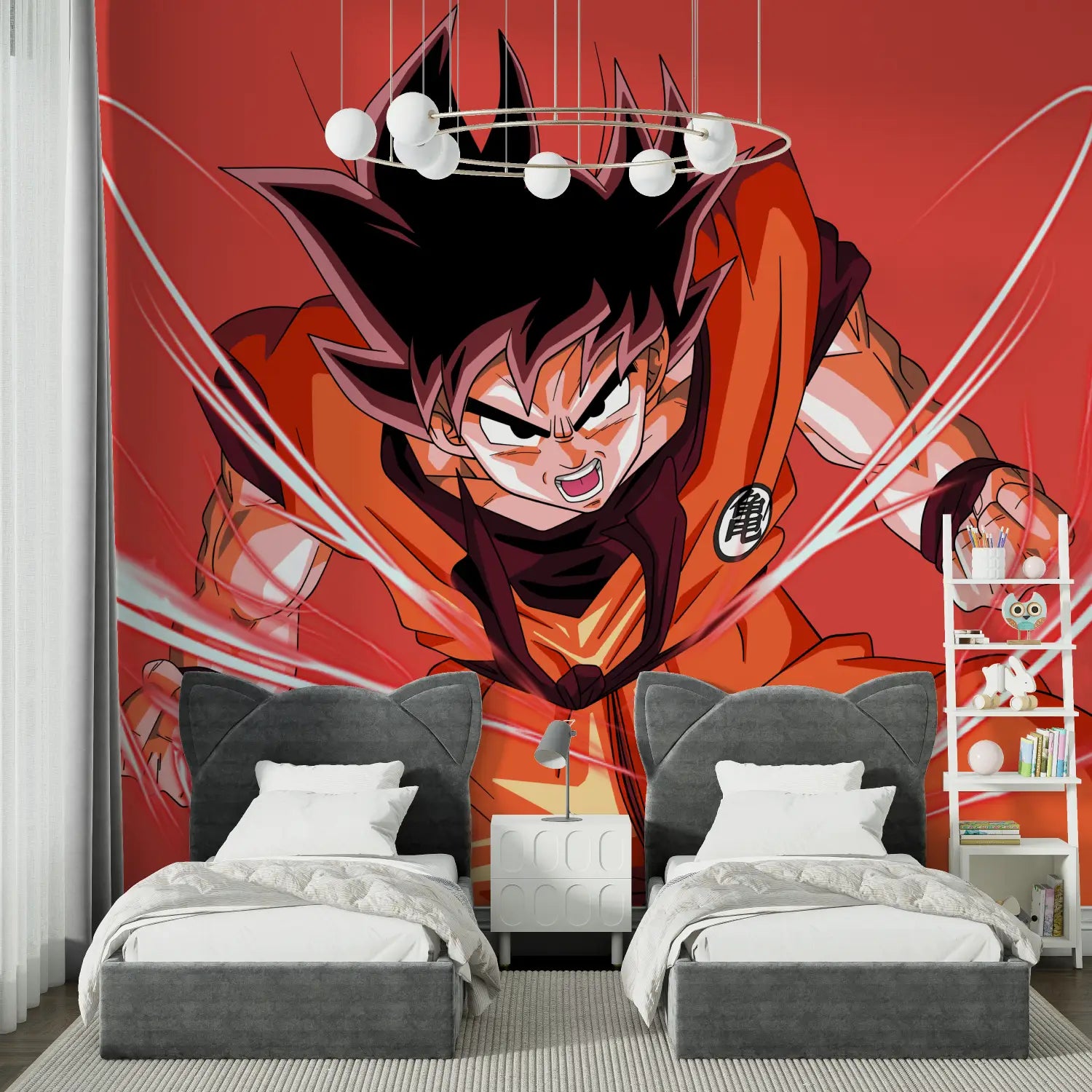 Rood Goku-achtergrond - Second Image