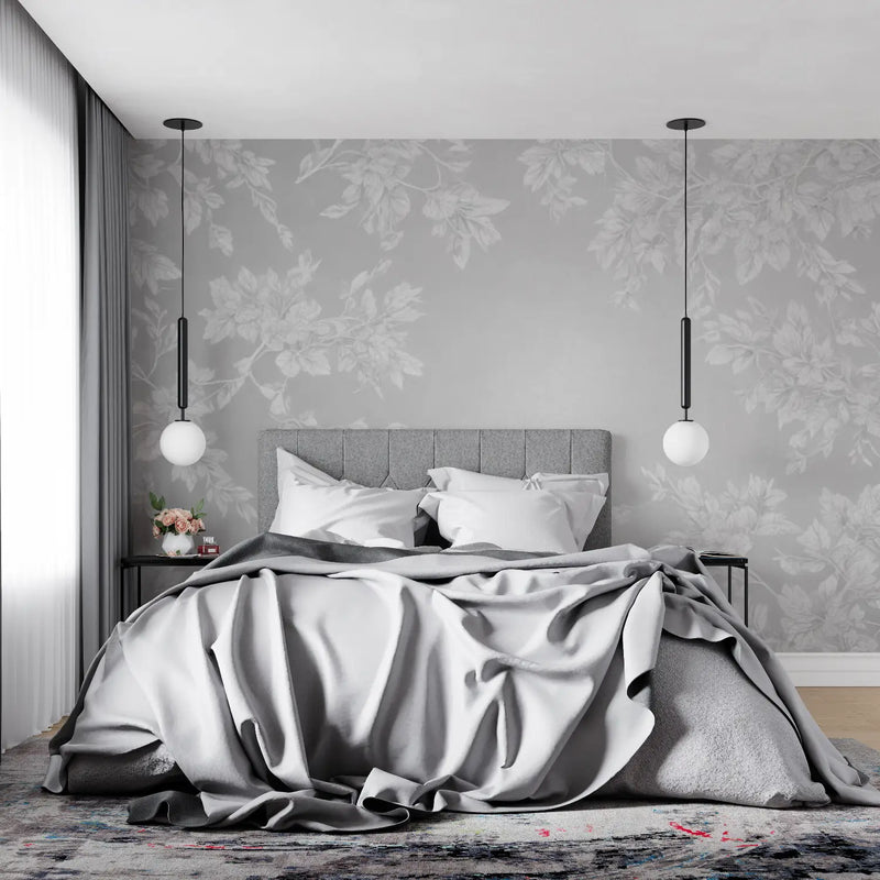 Papier Peint Gris Pour Salon - tendance mur